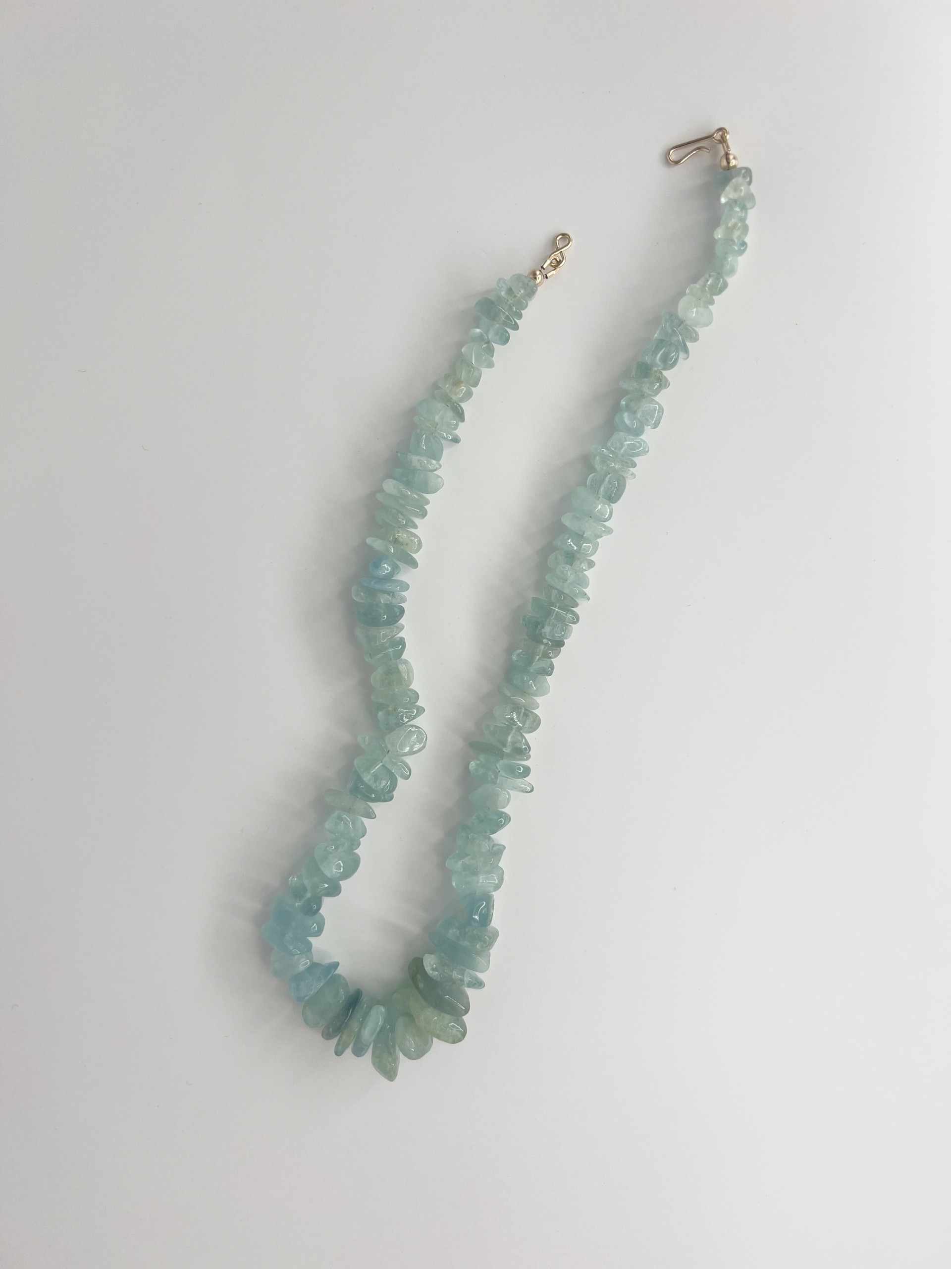 Aquamarine Nugget Necklace