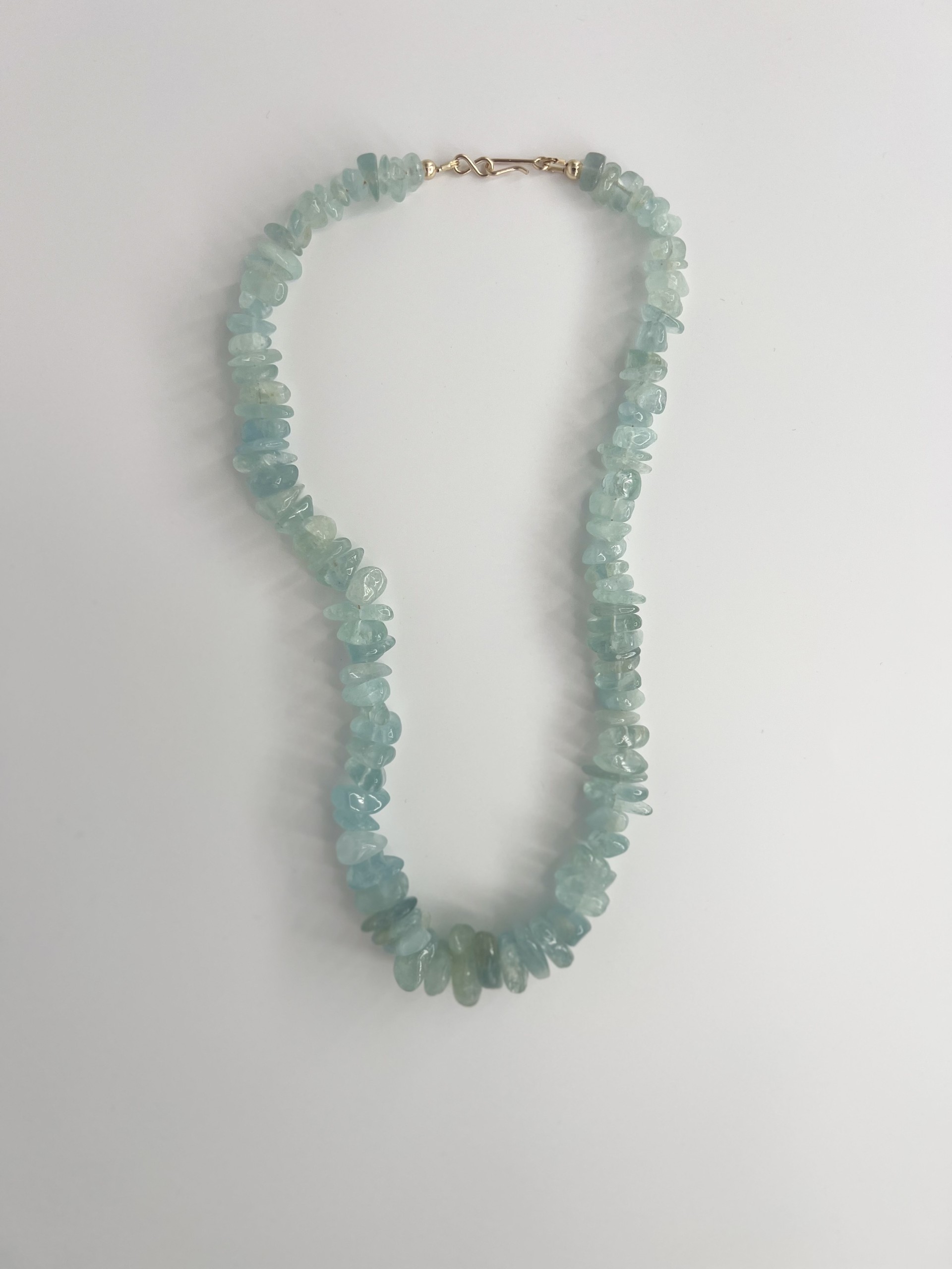 Aquamarine Nugget Necklace