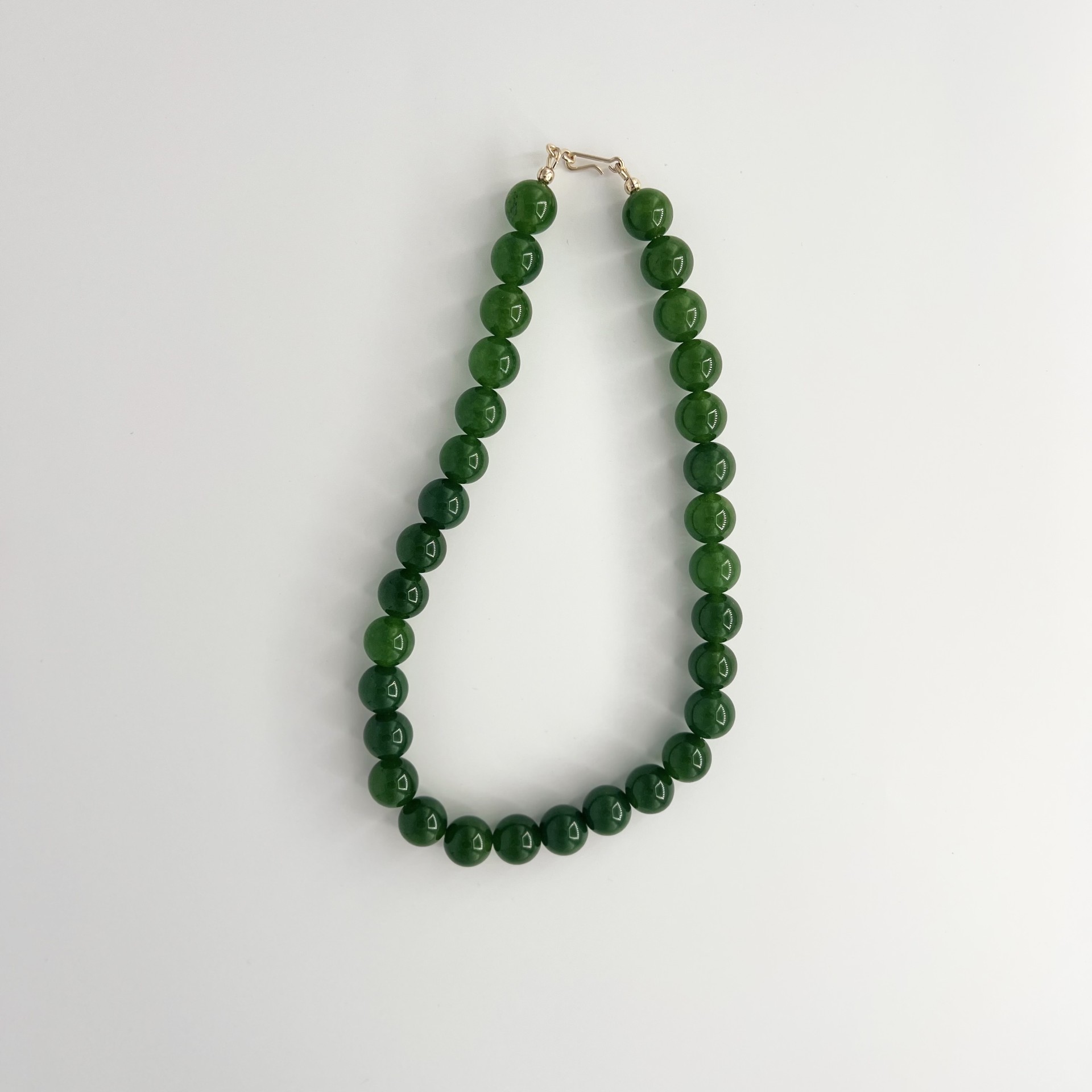 Green Malay Jade Necklace